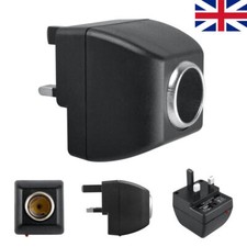 Car Charger Lighter Socket 240V Mains Plug To-12V Car Charger Adapter Plug Home