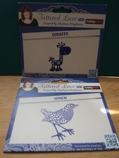 TATTERED LACE HOBBYCRAFT DIES WREN & GIRAFFE BIGSHOT CUTTLEBUG GRAND CALIBUR