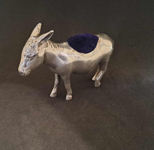 Novelty solid silver donkey - solid,