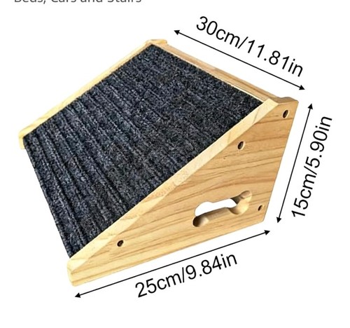 Wooden pet ramp - wooden,