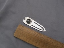 Vintage SILVER BOOKMARK