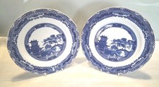 Ringtons Willow Pattern 10" Dinner Plates (2) by Wade in original box
