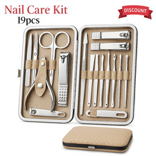 19pcs Nail Care Kit Cutter Set
