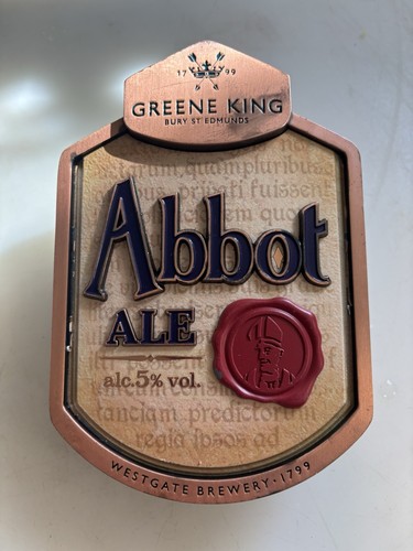 Greene king abbot ale - king, pump