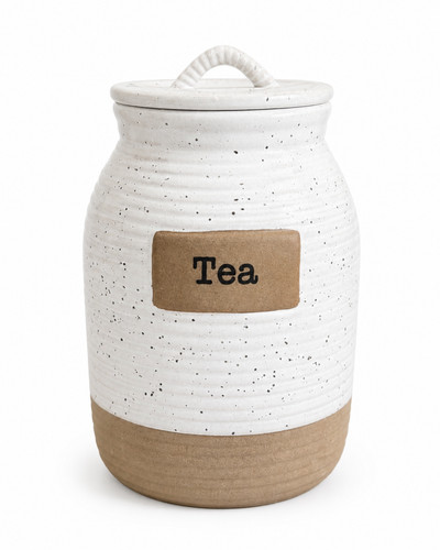 Ceramic tea canister - ceramic, storage