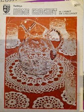 Copy Of Twilleys Home Crochet Pattern 6017 Lysbet or Lyscordet Lace Doily cloth 