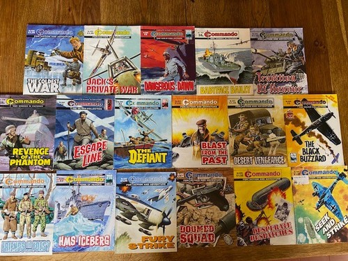 Commando comics job - lot, bundle