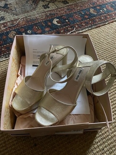 Miu shoes new - miu, box