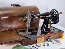 1945 Beautiful Singer 15K Sewing Machine, Serviced,HeavyDuty for Leather &Fabric
