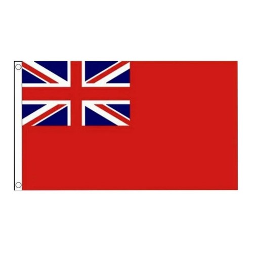 Red ensign sewn - red,
