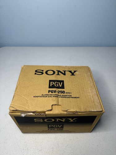 Sony pgv 250 alarm - pgv-250,