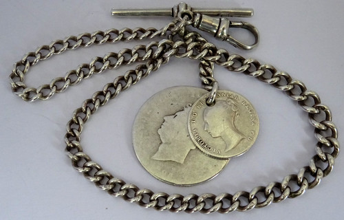 Antique solid silver - , pocket