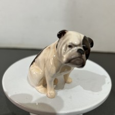 Vintage Royal Doulton Seated Bulldog Figure K1  2 1/4" tall