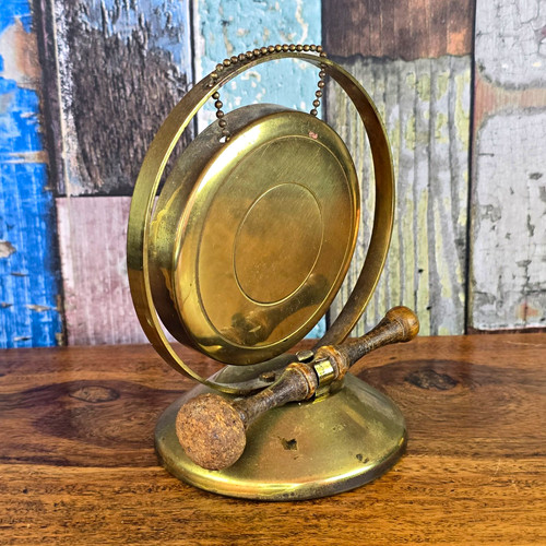 Brass desk bell - brass,