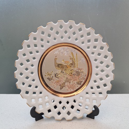 Chokin lace edged plate made - chokin,