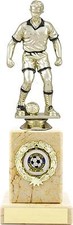 Gold Male Football Trophy