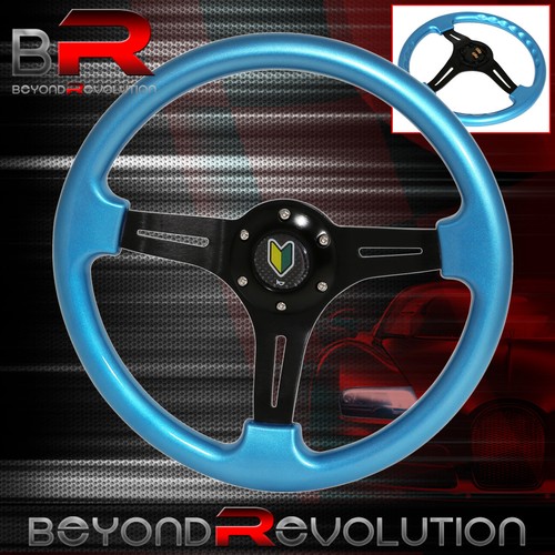 Wakaba steering wheel blue - steering,
