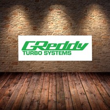 greddy turbo Banner Garage Workshop mancave PVC sign workshop pitlane