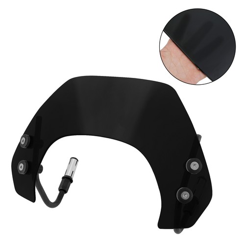 Short motorcycle windshield - short,