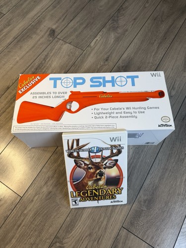 Cabela top shot wii rifle - top,