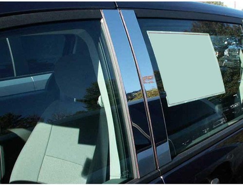 4pc luxury chrome pillar - 4pc.,