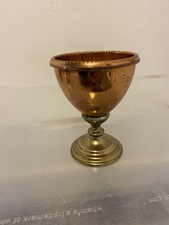 Vintage copper-colored metal