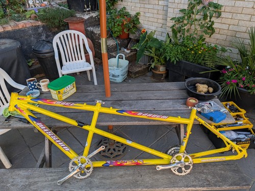 Mission duet tandem bike frame - tandem,