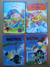 Happy Birthday Brother Boy Cards. Multiple designs. Select one card. 