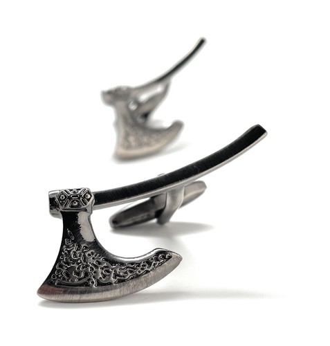 Viking battle axe cufflinks - viking,