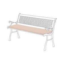 2-Seater Garden Bench Seat Pad