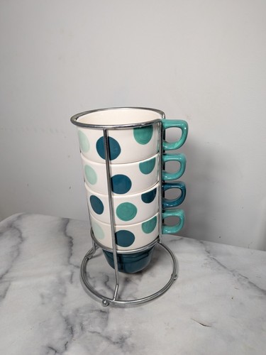 Stacking mug set polka - stacking,