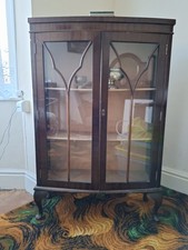 Bow Fronted Display Cabinet -