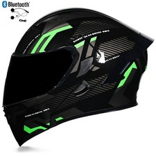 Bluetooth Flip up Motorcycle Helmets Dual Lens Modular Motorbike Helmet+Sun Lens