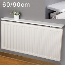 60/90cm White Radiator Shelf