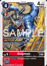 EX10-007 Greymon : Common Digimon Card : EX10: Sinister Order