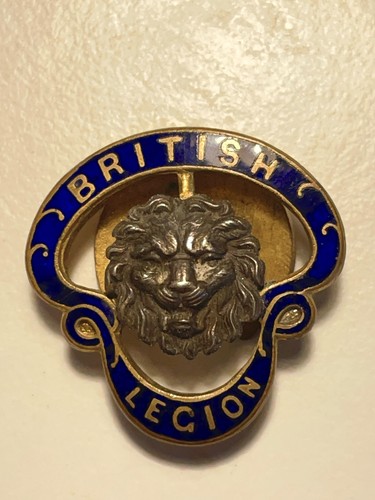 British legion button hole - legion, button‑hole