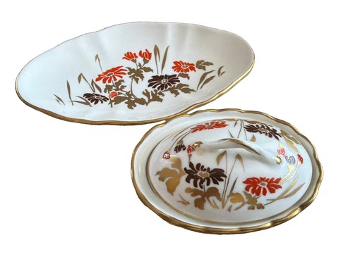 Spode mikado trinket pin dish - mikado,