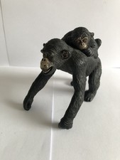Chimpanzee & Baby AAA ELC Animal Figure 11cm tall Vintage Toy 1990s