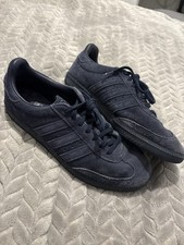 adidas 230 Navy Suede Trainers UK8