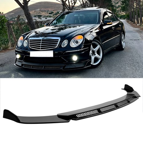 Gloss black front bumper lip - gloss,