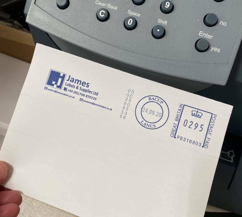 Franking machine labels 5000 - x,