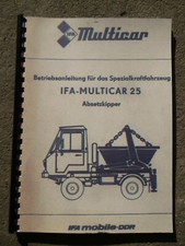 NVA Multicar M25 Skip Loader No,Progress,IFA W50,GT 124,ROBUR,