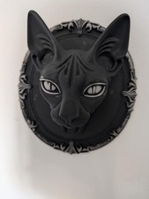 Sphynx cat wall art hand