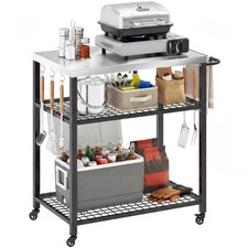 Outsunny Outdoor Grill Cart