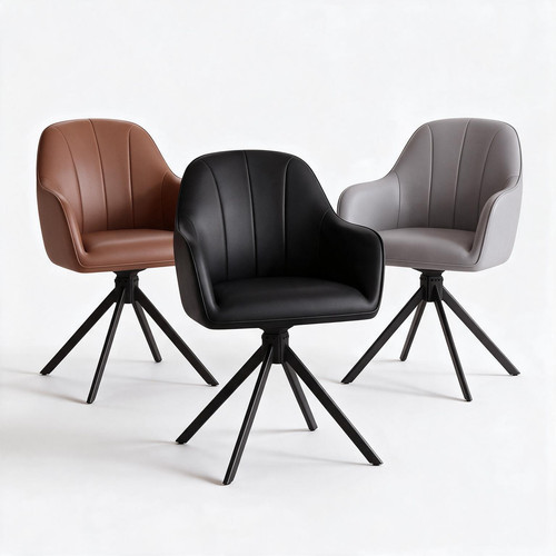Swivel dining chairs set - set, of