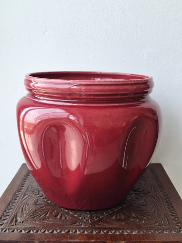 Pink ceramic planter - pink,