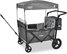 Foldable Kids Wagon with Roof