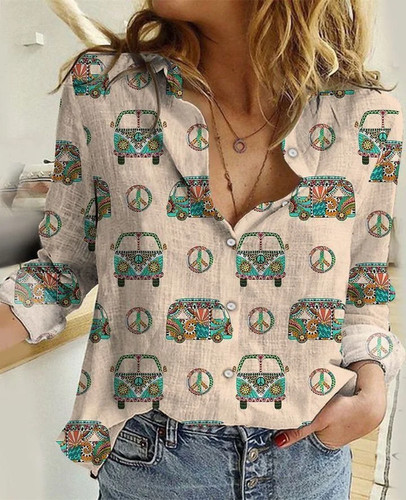 Retro hippie camper - camper, van