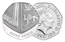 2021 Royal Shield BUNC 50p