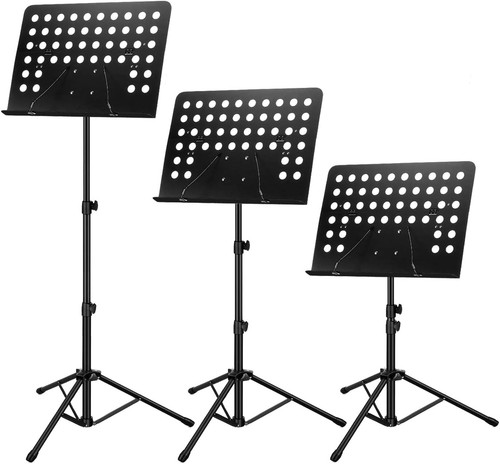 Portable metal music stand - metal,